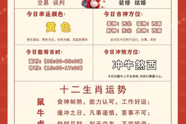 2026年1月出行黄道吉日一览表，详细解析宜忌与方位得把眼睛擦亮了