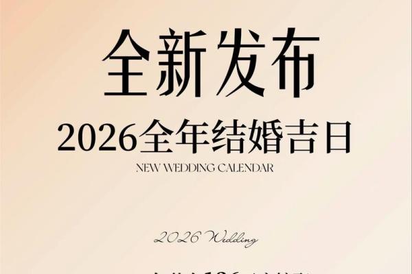 2026年1月结婚登记黄道吉日查询,如何挑选良辰吉日得把眼睛擦亮了 2026年1月结婚登记黄道吉日查询,如何挑选良辰吉日得把眼睛擦亮了