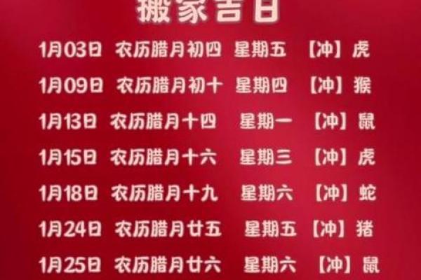 2025年农历九月搬家黄道吉日查询，哪天最适合入宅？