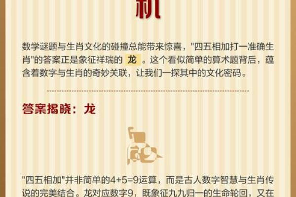 九九归一对应的生肖是什么 有什么民间传说或文化背景  