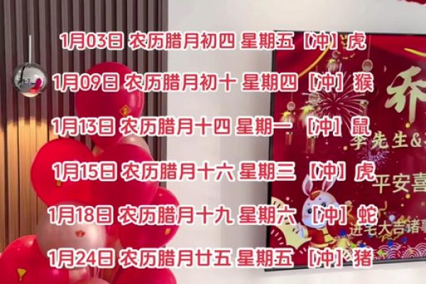 请问明年一月份哪几天是乔迁新居的好日子，需要结合家人属相择吉日